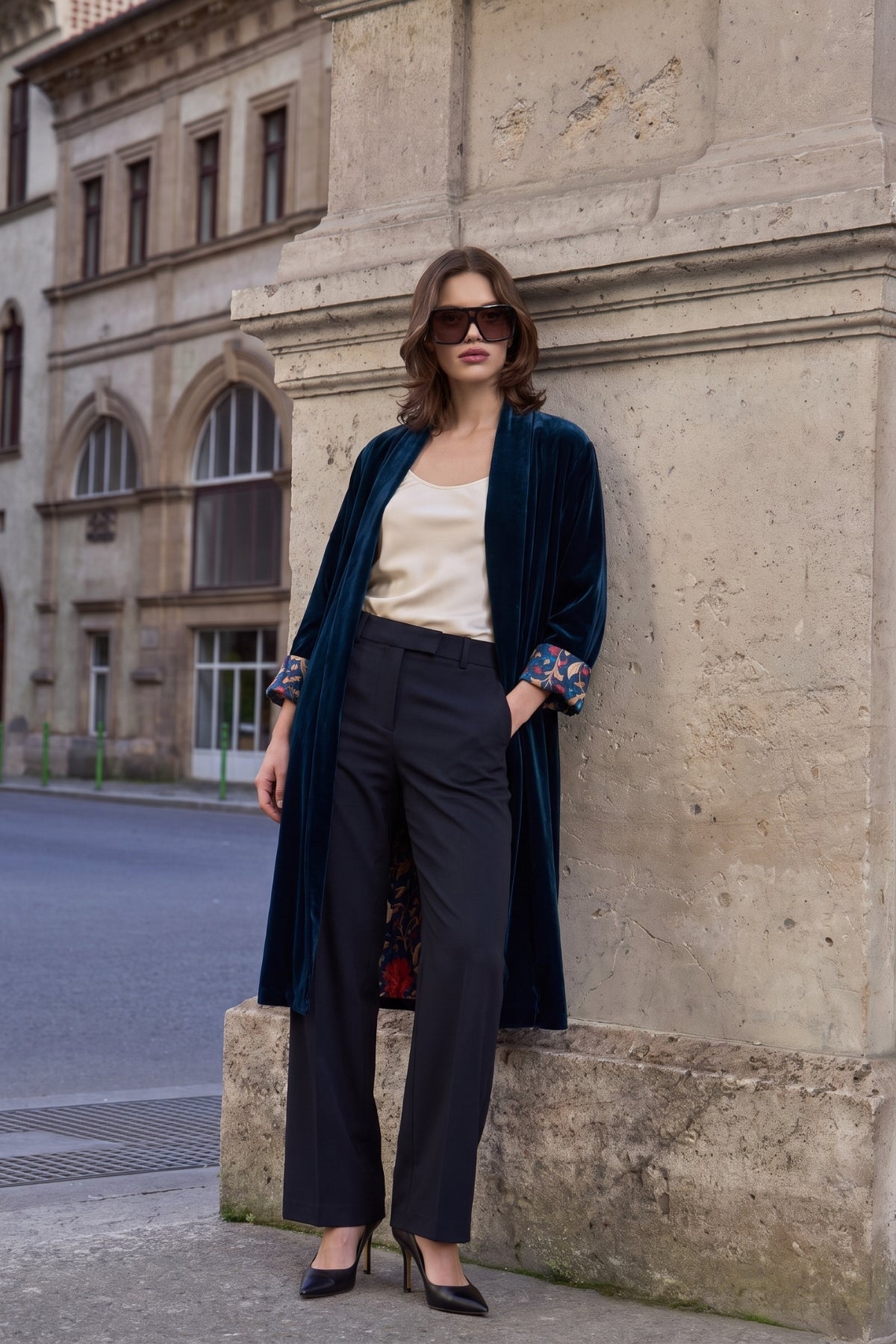Wu Side – Kimono Lungo Velluto