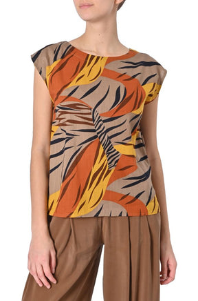 Blusa Zolea stampa safari di King Louie