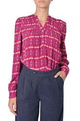 Blusa in viscosa di Garance Paris stampa geometrica
