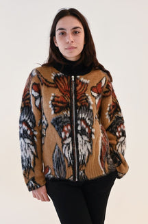 Bomber Jacquard in maglia di Sheare