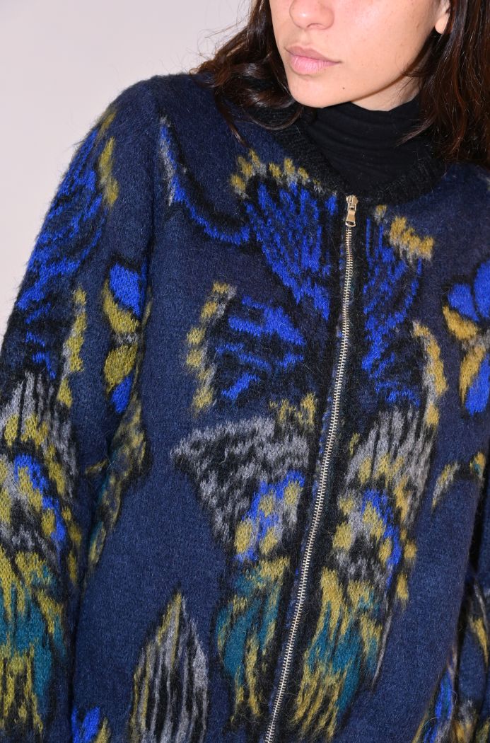 Bomber Jacquard in maglia di Sheare