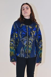 Bomber Jacquard in maglia di Sheare