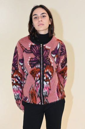 Bomber Jacquard in maglia di Sheare