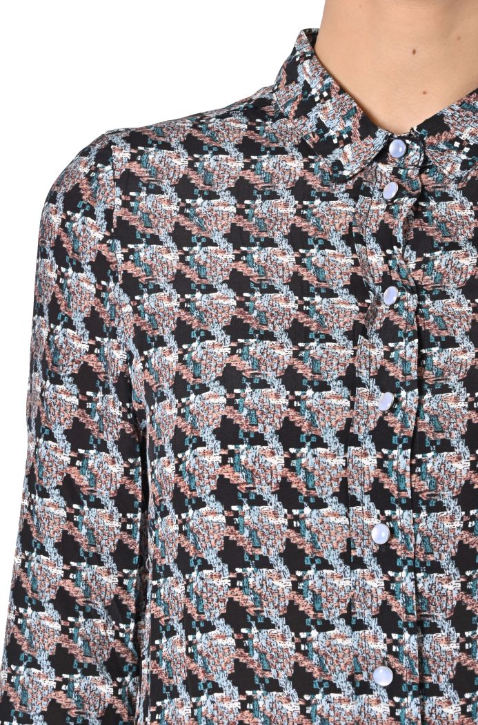 Camicia viscosa di Artlove stampa geometrica