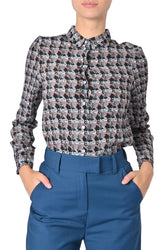 Camicia viscosa di Artlove stampa geometrica