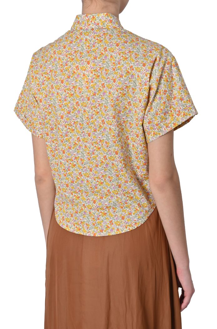 Camicia crop di FRNCH stampa fiorellini