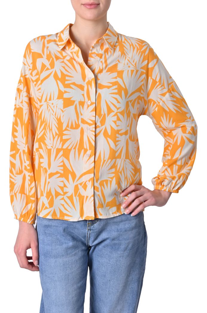 Camicia Flower stampa tropicale di Compañia Fantástica