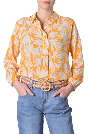 Camicia Flower stampa tropicale di Compañia Fantástica