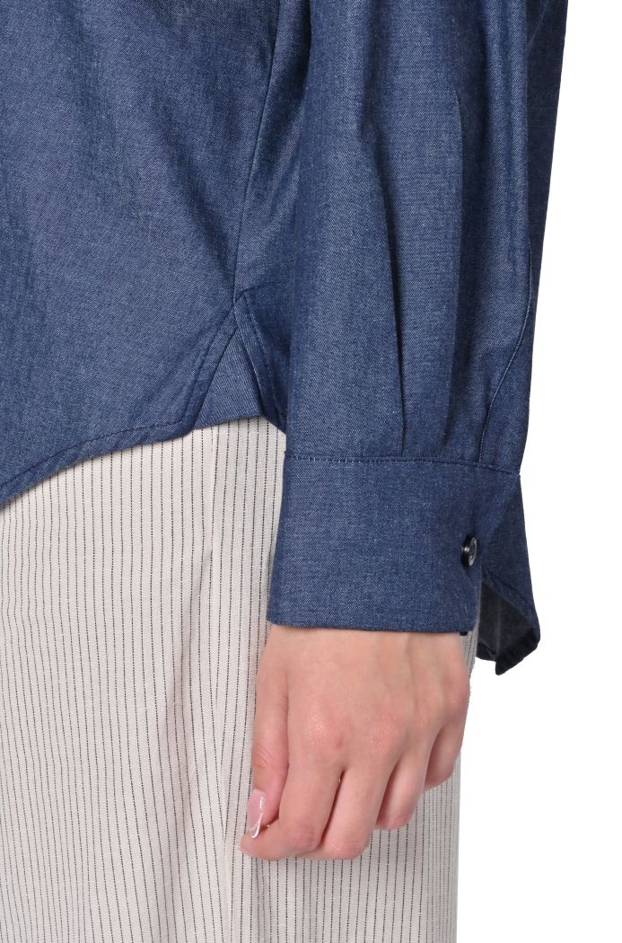 Camicia jeans di Sheare a maniche lunghe