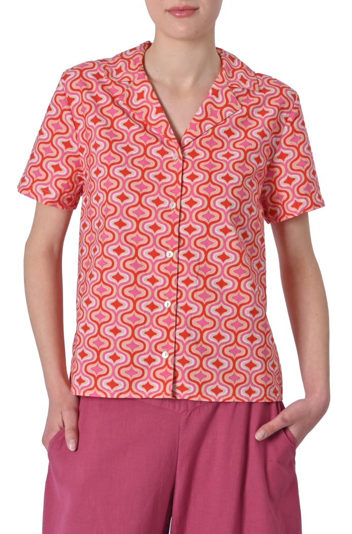 Camicia Leonie con motivo grafico di Garance