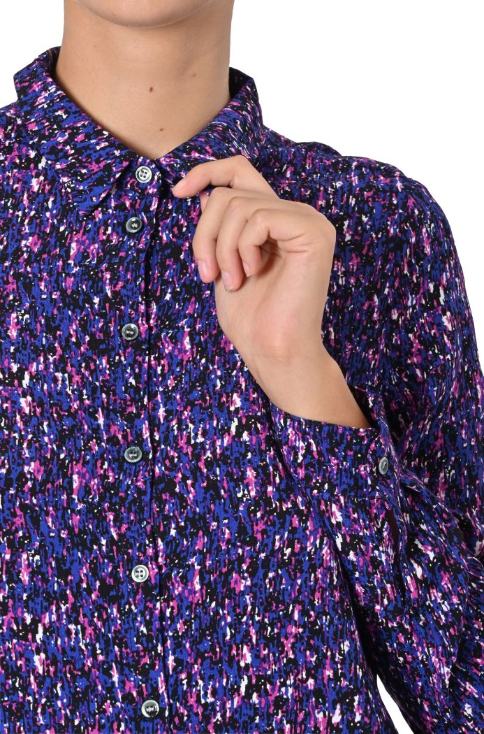 Camicia Lilas in viscosa stampata di Artlove