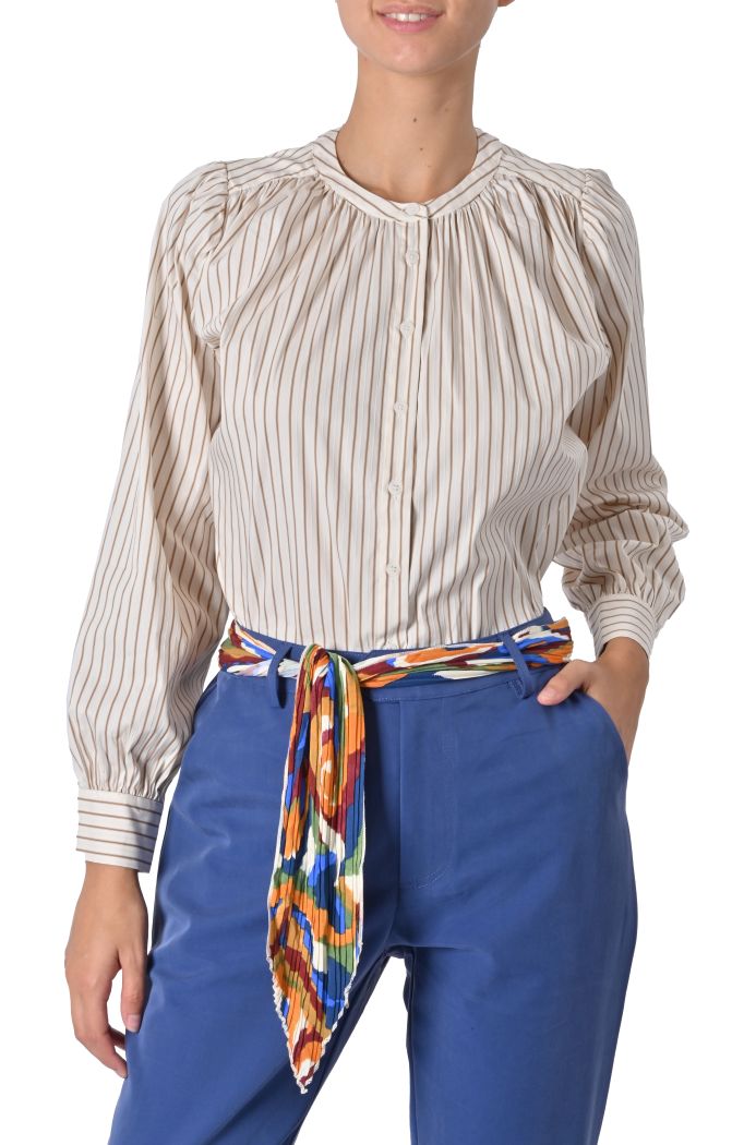 Camicia Noreene cotone rigato di Grace & Mila