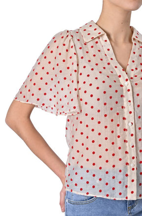 Camicia Claude a pois di Traffic People