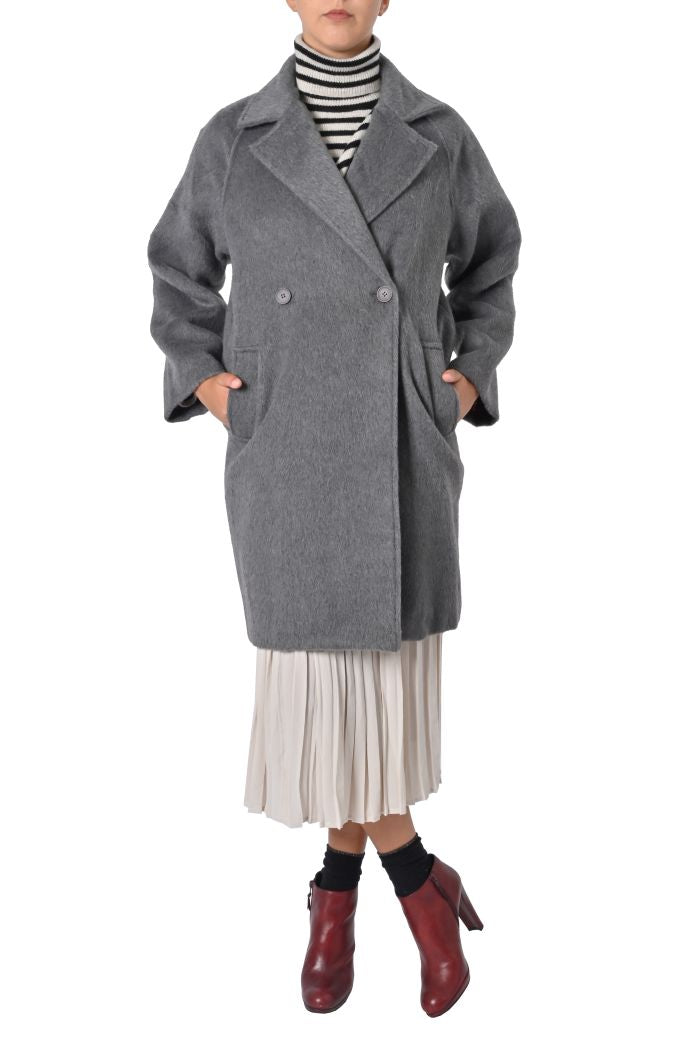 Cappotto oversize Abel doppiopetto di Orfeo