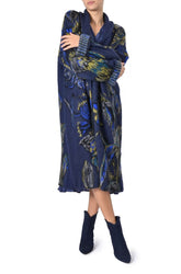 Cappotto in maglia jacquard misto lana di Sheare