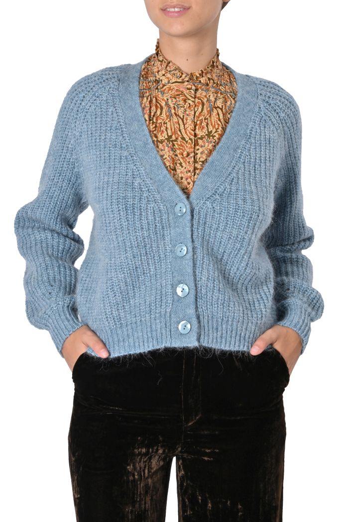 Cardigan Naster in misto lana di Grace & Mila