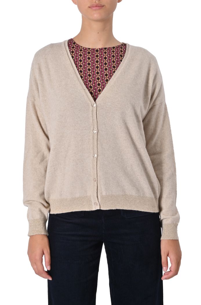 Cardigan misto lana e cashmere di Sheare