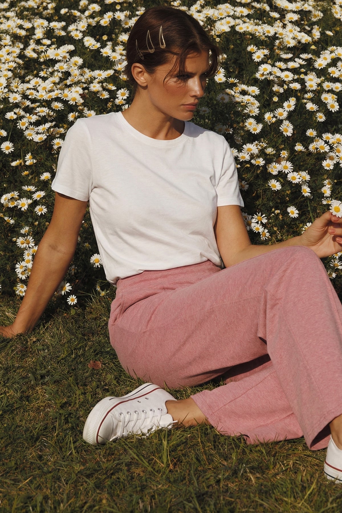 ICHI – Pantalone Piquet