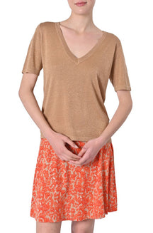 Maglia Miss scollo V lurex di Grace & Mila