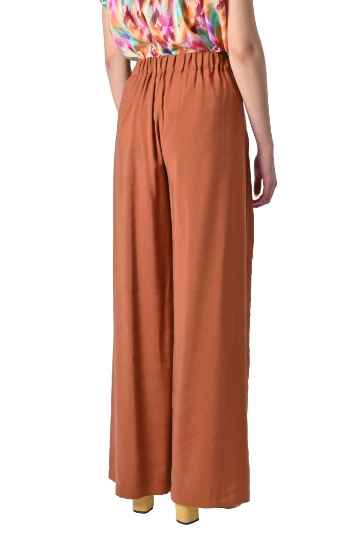 Pantalone Cipro in cupro con pinces di Sheare