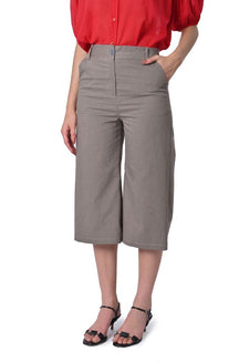 Pantalone corto in cotone rigato di Sheare