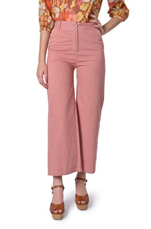 Pantalone lungo in cotone rigato di Sheare