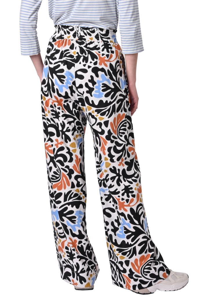 Pantalone Jahel misto lino fantasia di Suncoo