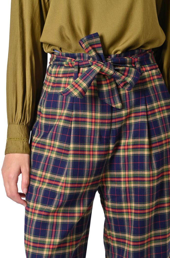 Pantalone Lucky motivo check di King Louie