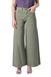 Pantalone Palazzo in cotone elasticizzato di Sheare