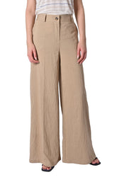 Pantalone palazzo Naxos misto lino di Sheare