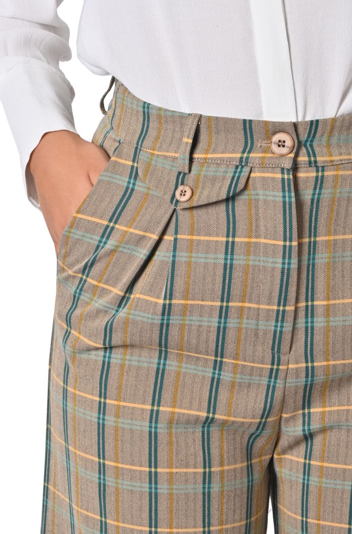 Pantalone Sally a quadri di Orfeo