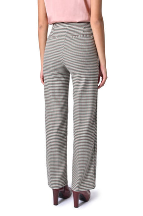 Pantalone in misto viscosa di Sheare a quadretti
