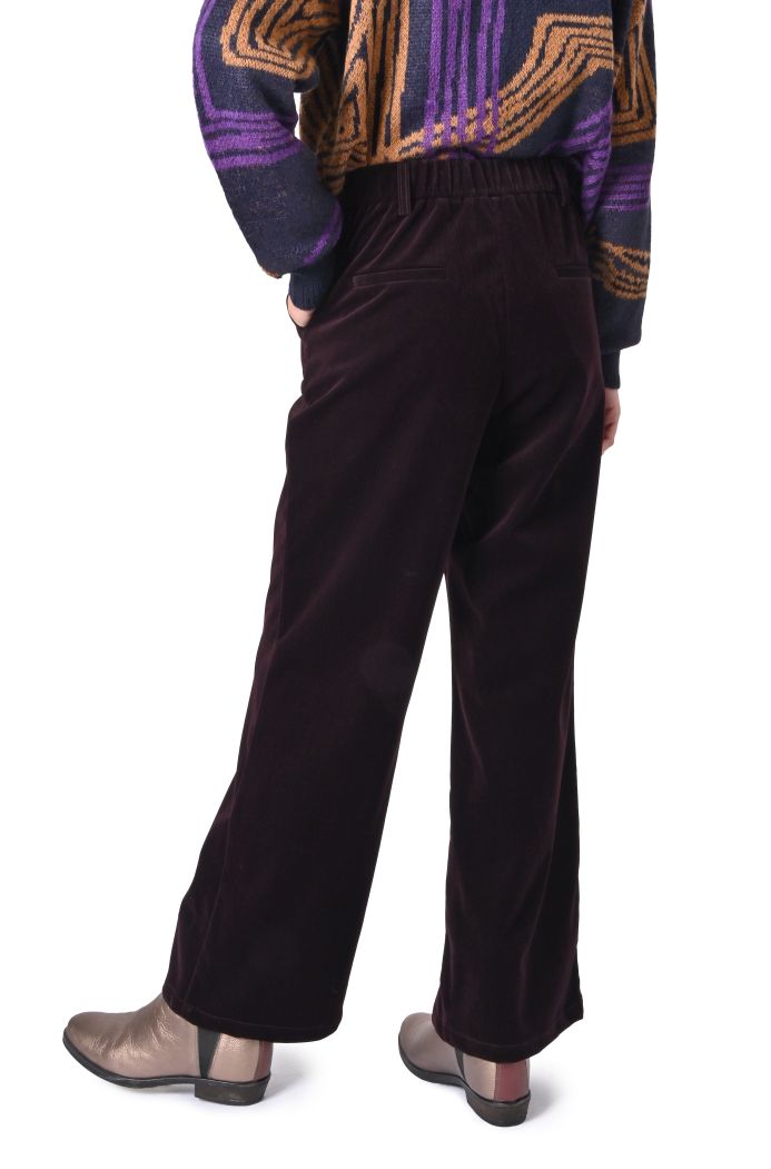 Pantalone Zita in velluto millerighe di FRNCH