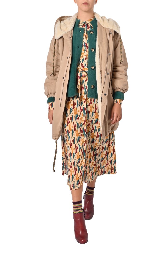 Parka oversize Billy in ecopelliccia da donna di Orfeo Paris.