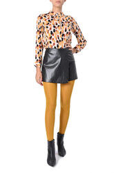 Camicia in viscosa di Compañia Fantástica stampa a pois