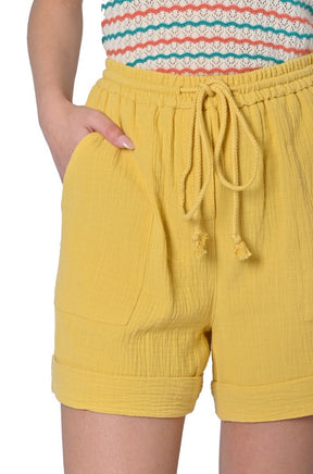 Shorts goffrato in cotone di FRNCH