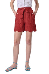 Shorts Ruby in pizzo sangallo di Colores