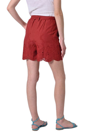 Shorts Ruby in pizzo sangallo di Colores