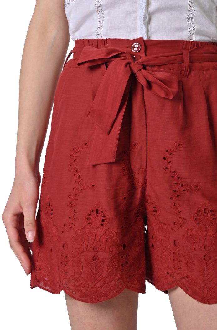 Shorts Ruby in pizzo sangallo di Colores