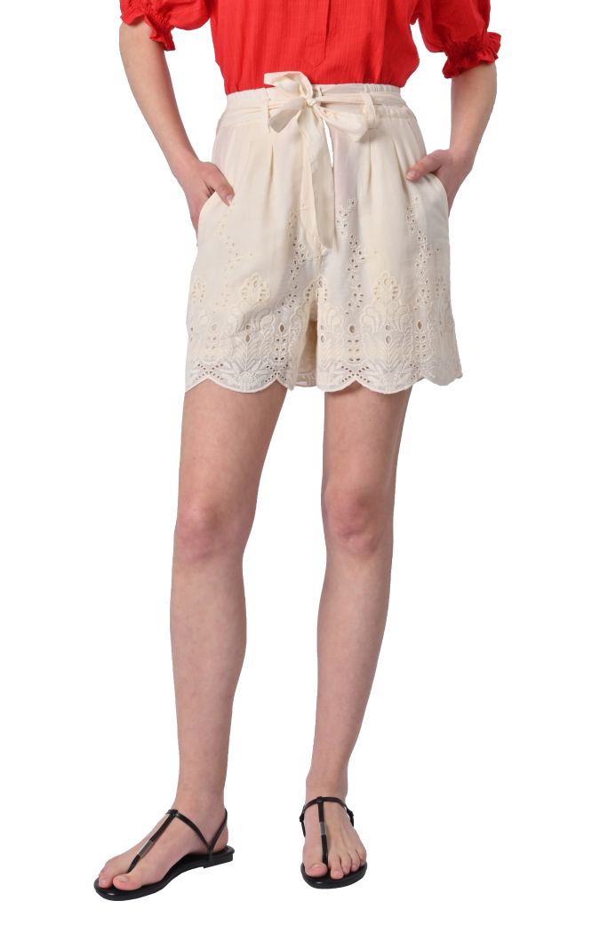 Shorts Ruby in pizzo sangallo di Colores