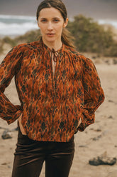 Traffic People Blusa Hush ruggine