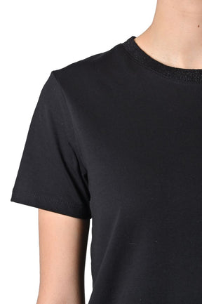 T-shirt lurex di Sheare con scollo tondo